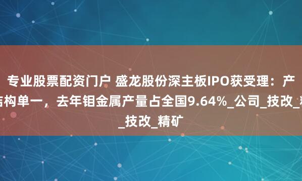 专业股票配资门户 盛龙股份深主板IPO获受理：产品结构单一，去年钼金属产量占全国9.64%_公司_技改_精矿